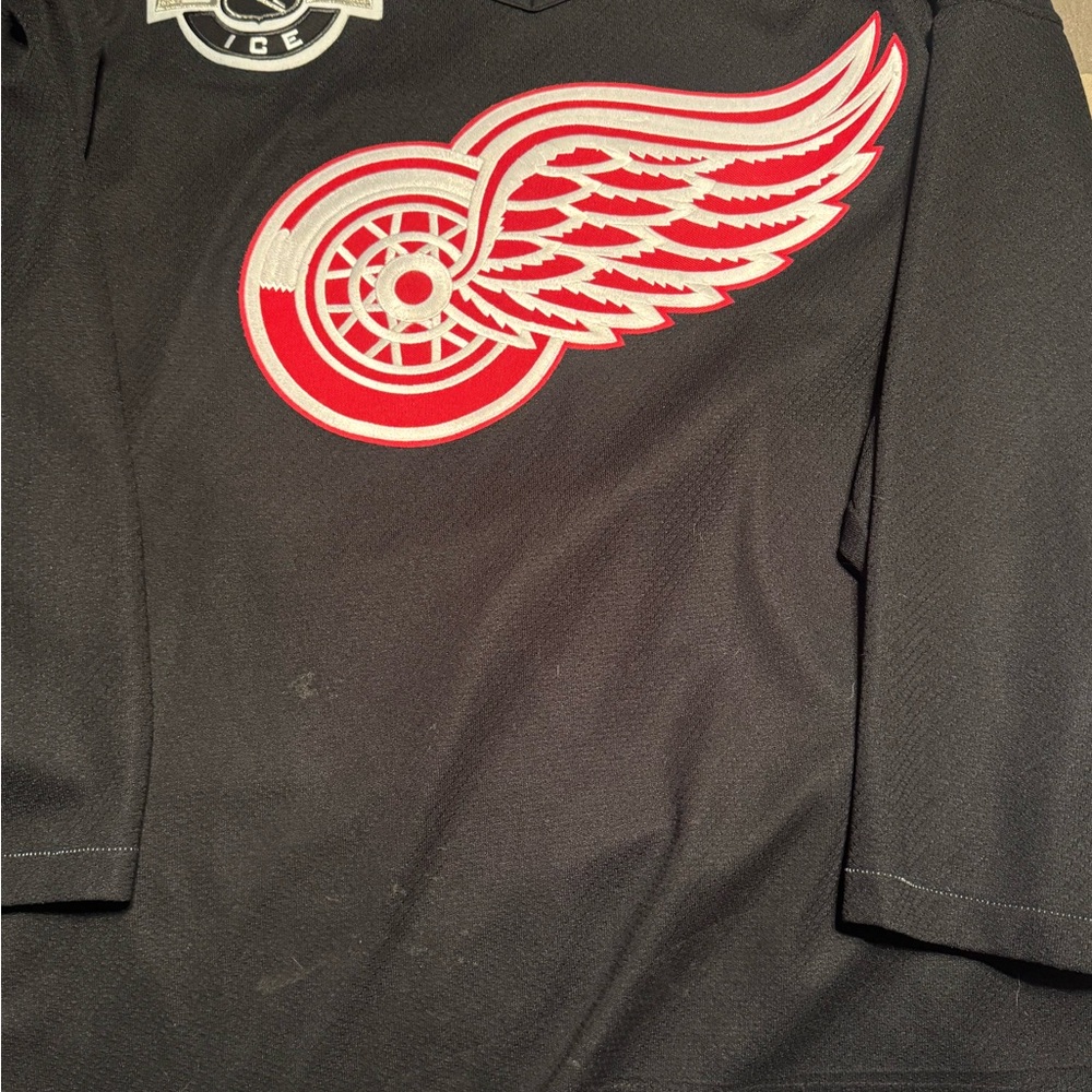 CCM Black Jersey with Detroit Red wings  practice jersey Darren McCarty